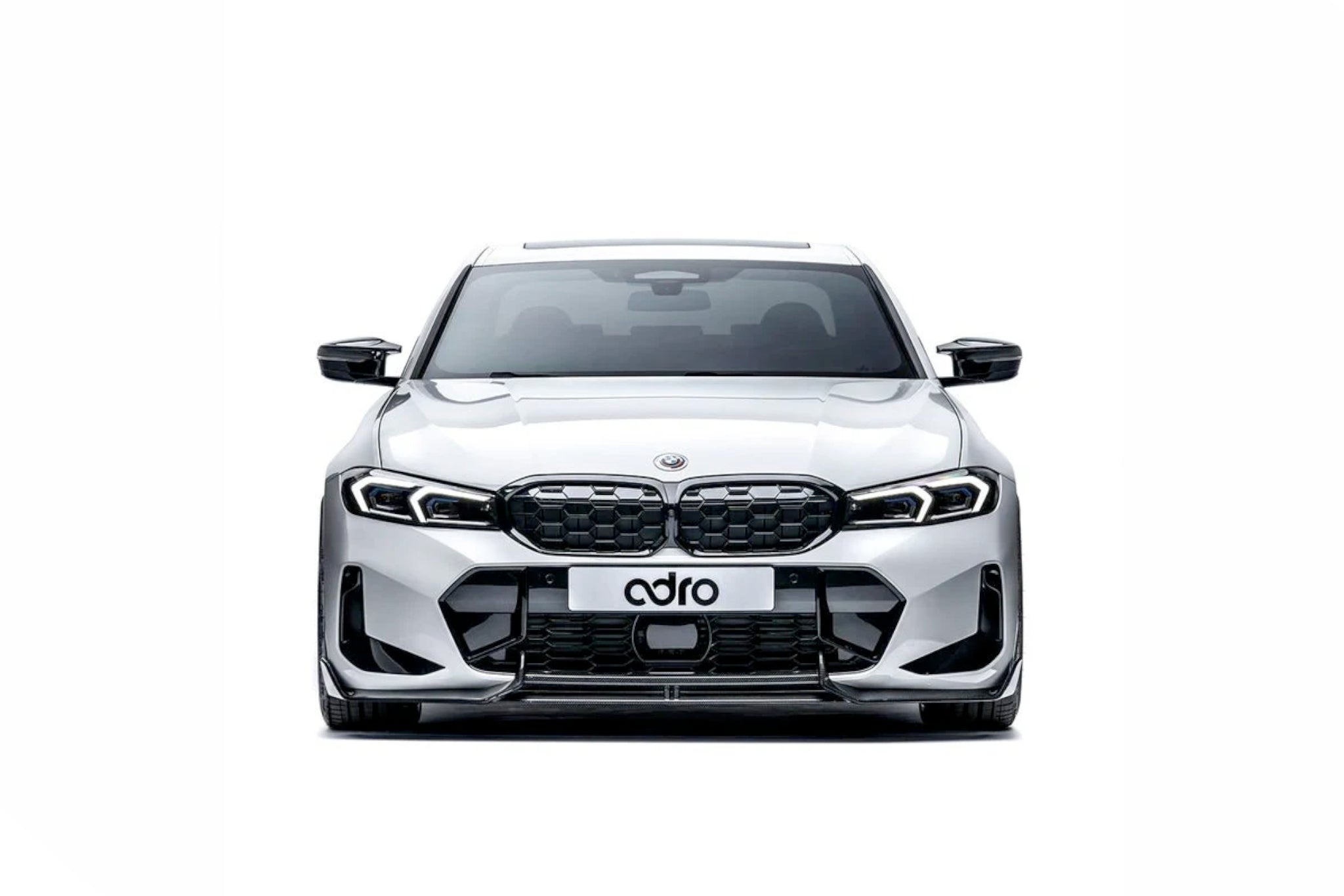 Adro Carbon Fibre Front Splitter - BMW 3 Series G20 | G21 M340i (2022+) - Evolve Automotive